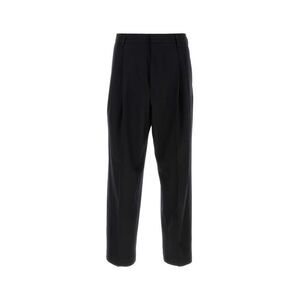 Dries Van Noten Men Black Wool Pant
